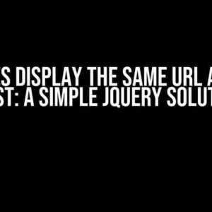 Images Display the Same URL as the First: A Simple jQuery Solution