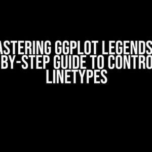 Mastering ggplot Legends: A Step-by-Step Guide to Controlling Linetypes