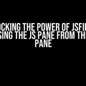 Unlocking the Power of jsFiddle: Accessing the JS Pane from the HTML Pane